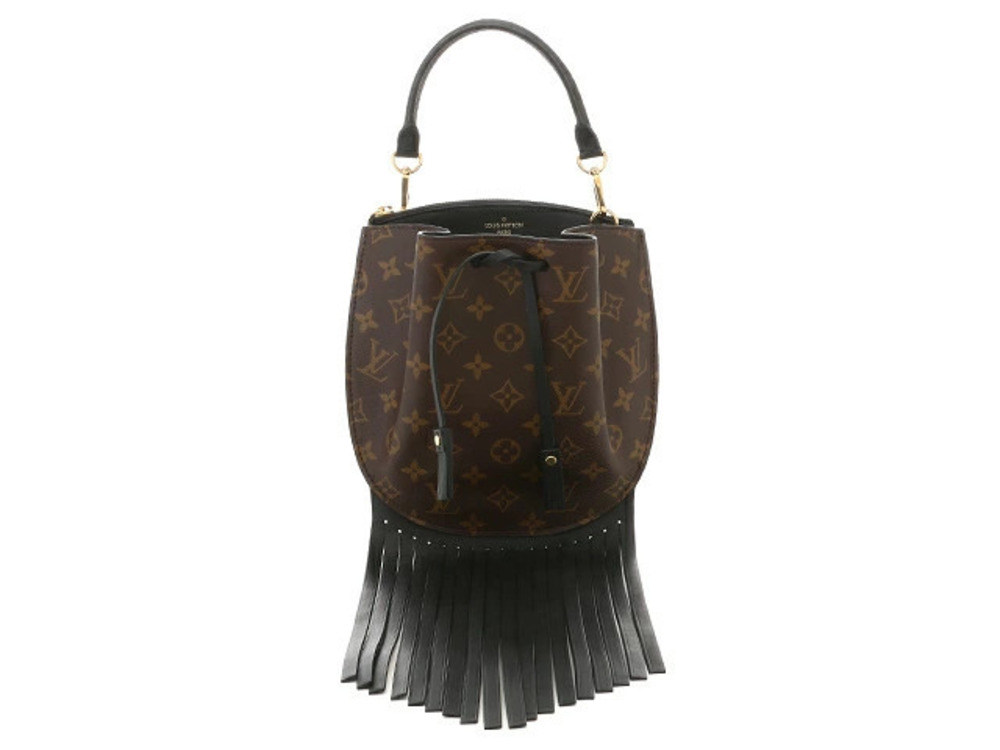 LOUIS VUITTON Bag Shoulder Fringed Noe Monogram